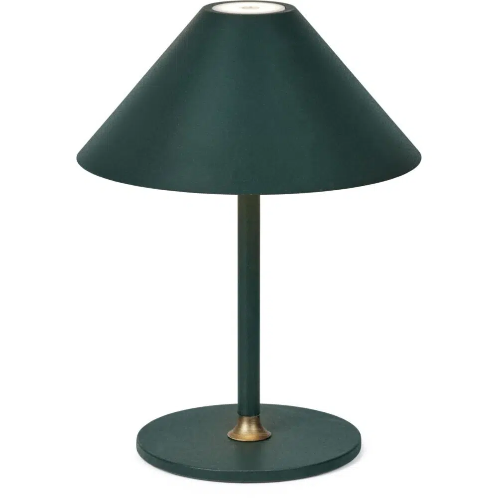 "HYGGE" Batteri bordlampe - Dark Green