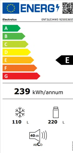 ELECTROLUX ENT3LE34W5-H - FRITSTÅENDE KØLEFRYSESKAB - Image 4