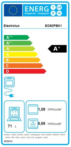 ELECTROLUX EO80PBK1 - OVN TIL INDBYGNING - Image 5