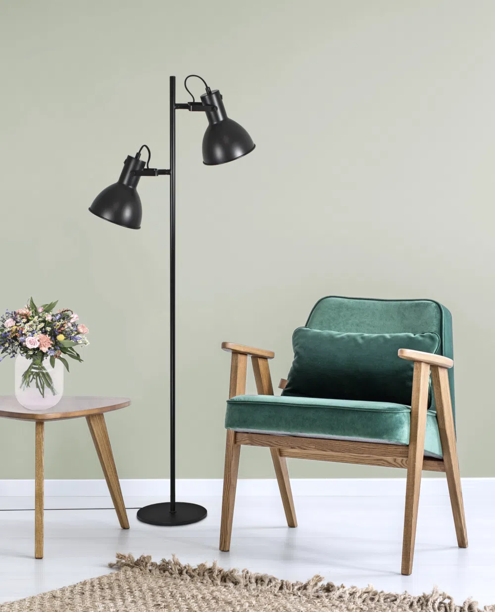 LIGA EMMA SORT GULVLAMPE - Image 2