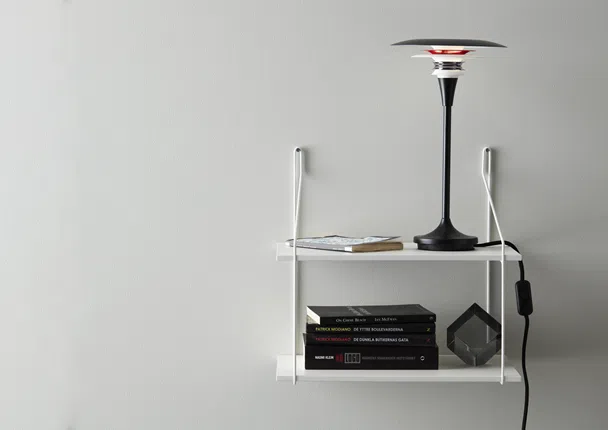 Diablo Bordlampe D200 Matsort/blankrød - Image 2