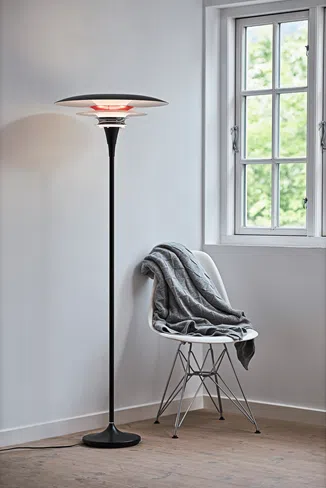 Diablo Gulvlampe Ø500 Mat sort, blank rød - Image 2
